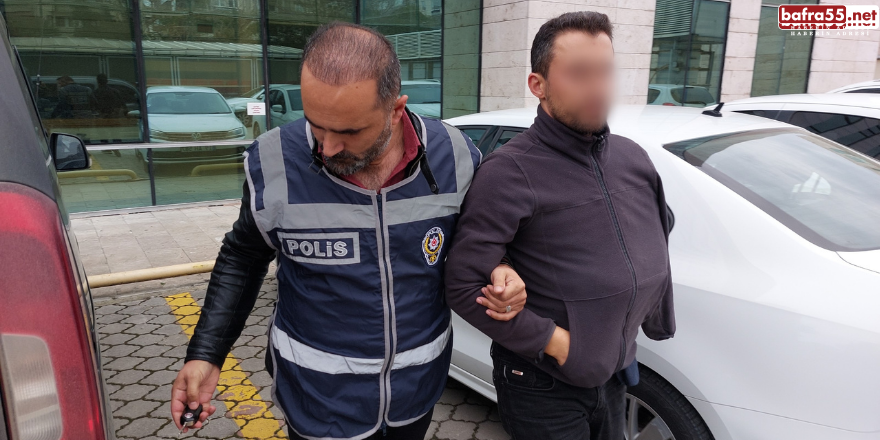 Samsun'da arkadaşını sırtından bıçaklayan şahıs tutuklandı