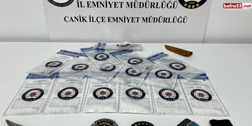 Samsun'da üst aramasında uyuşturucu çıkan 3 kişiye gözaltı