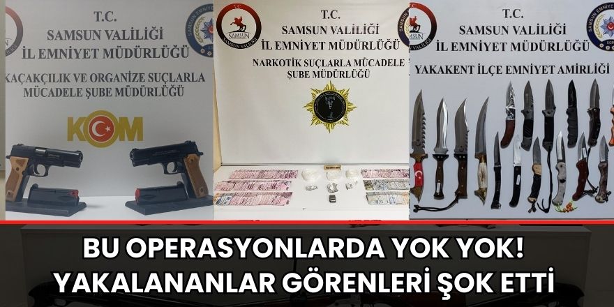 Yakalananlar görenleri şok etti