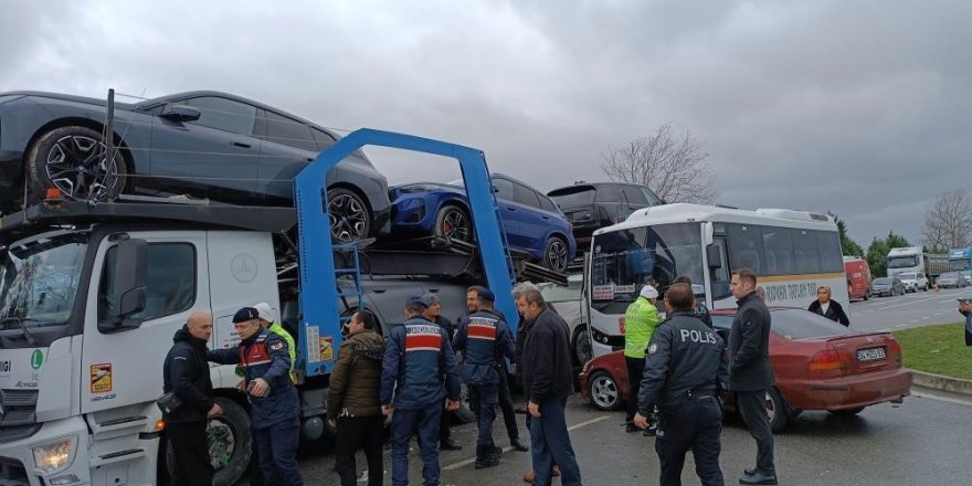 Samsun'da jandarma bölgesinde ocak ayı kaza bilançosu: 51 yaralı