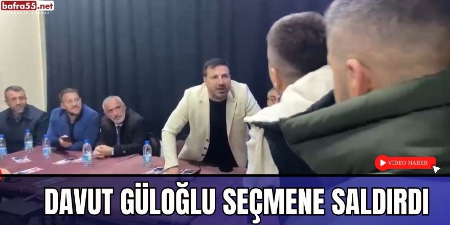 Davut Güloğlu Seçmene Saldırdı