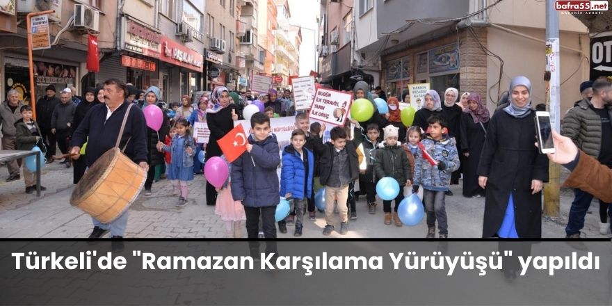 Türkeli'de "Ramazan Karşılama Yürüyüşü" yapıldı