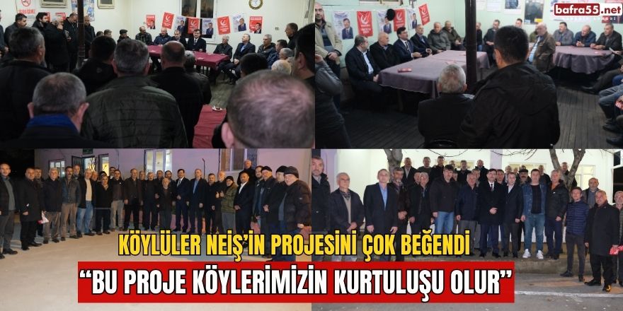 “Bu Proje Köylerimizin Kurtuluşu Olur”