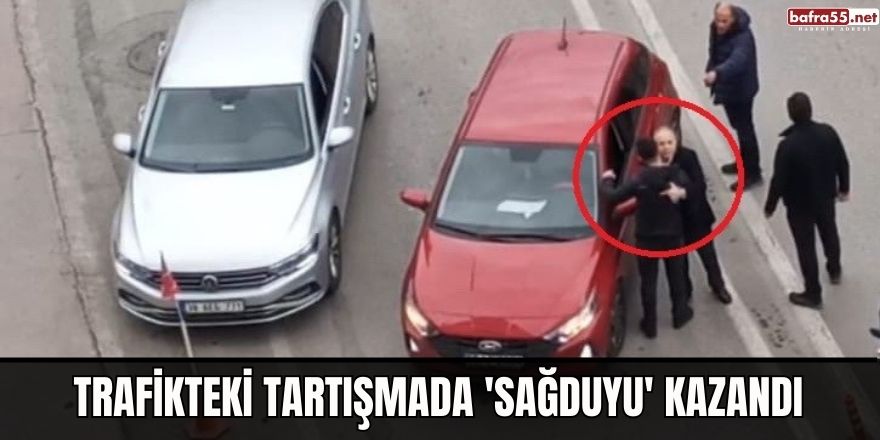 Trafikteki tartışmada 'sağduyu' kazandı