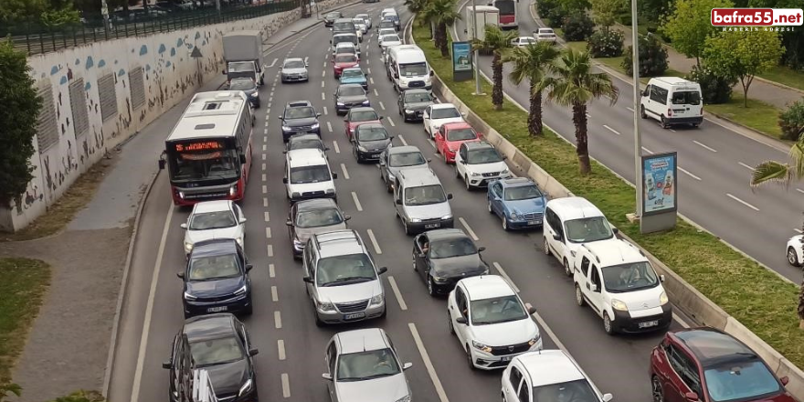 Samsun'daki taşıt sayısı bakın kaç oldu...