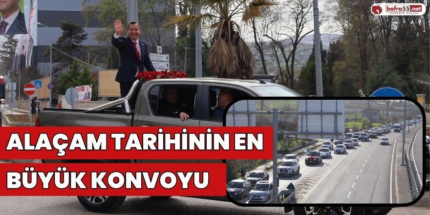 Alaçam Tarihinin En Büyük Konvoyu