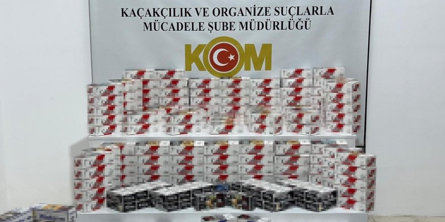 Samsun'da 7 bin 600 adet sahte bandrollü boş makaron ele geçirildi