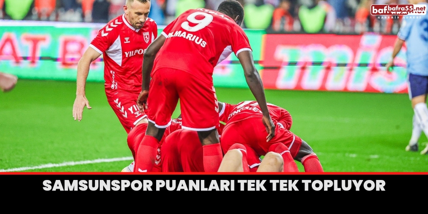 Samsunspor puanları tek tek topluyor