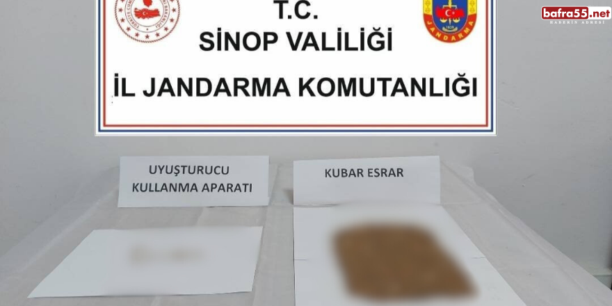 Sinop’ta 83 gram uyuşturucu ele geçirildi