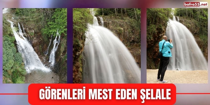 Görenleri mest eden şelale