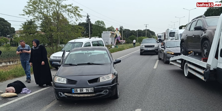 Samsun'da trafik kazası: 4 yaralı