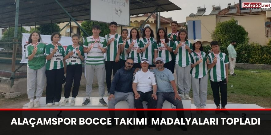 Alaçamspor Bocce Takımı  madalyaları topladı