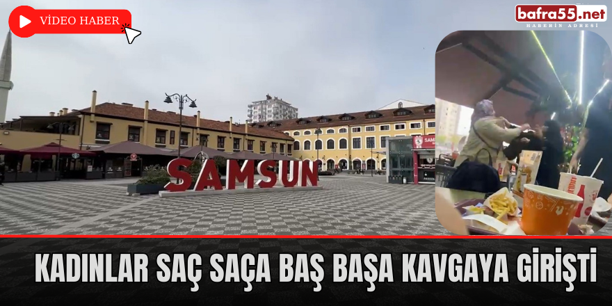 Kadınlar saç saça baş başa kavgaya girişti