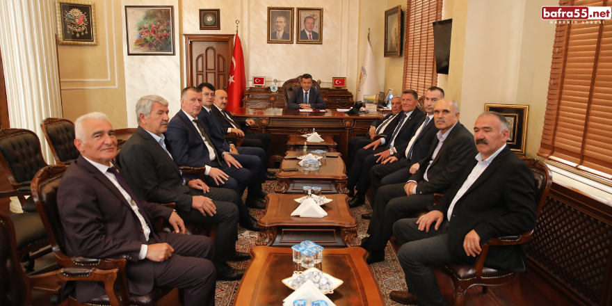 Ziraat Odası Başkanlarından SBB Başkanı Doğan’a ziyaret