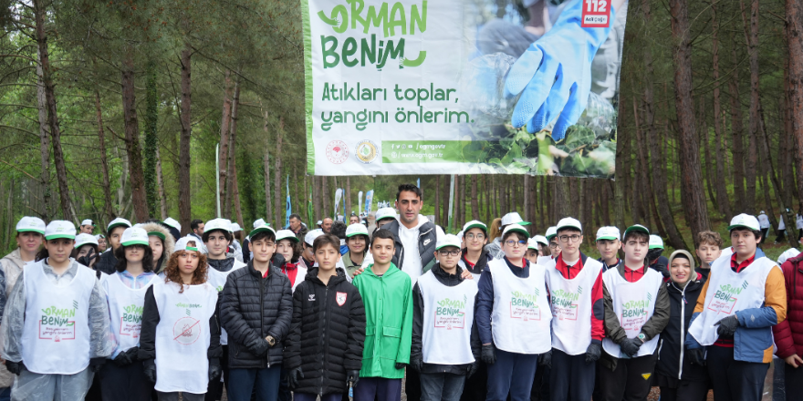 Samsun'da yangınlara karşı 'Orman Benim' kampanyası