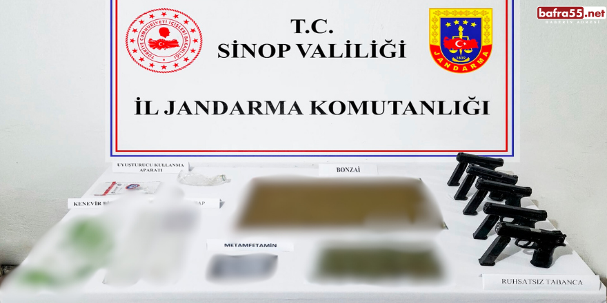 Sinop merkezli uyuşturucu operasyonunda 19 kişi gözaltına alındı