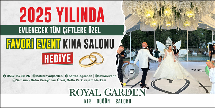 2025 Yılında Evlenecek Çiftlere  Favori Event  Kına Salonu Hediye