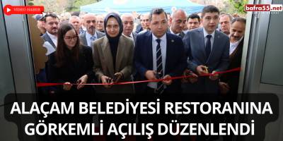 Alaçam Belediyesi Restoranına Görkemli Açılış Düzenlendi