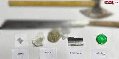 Samsun'da Uyuşturucu ve Silah Operasyonu