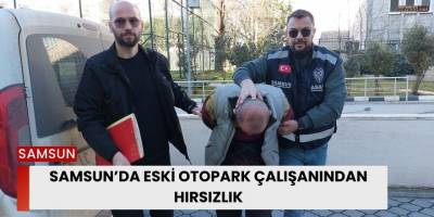 Samsun’da Eski Otopark Çalışanından Hırsızlık