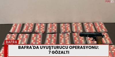 Bafra'da Uyuşturucu Operasyonu: 7 Gözaltı
