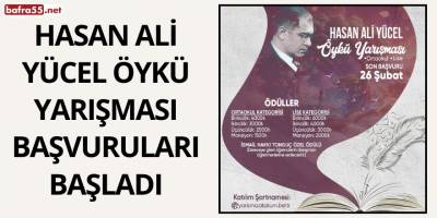 Hasan Ali Yücel Öykü Yarışması Başvuruları Başladı