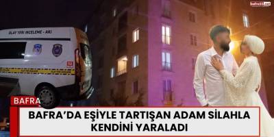 Bafra'da Eşiyle Tartışan Adam Silahla Kendini Yaraladı