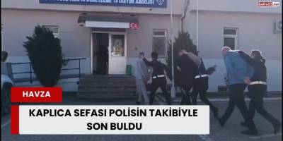 Kaplıca Sefası Polisin Takibiyle Son Buldu