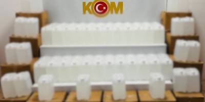 Samsun'da 1 Ton Kaçak Etil Alkol Ele Geçirildi