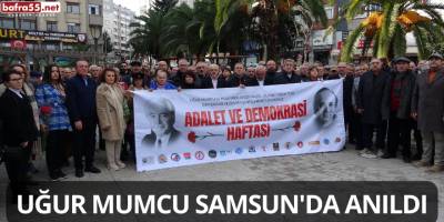 Uğur Mumcu Samsun'da Anıldı