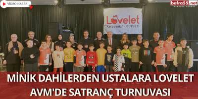 Minik Dahilerden Ustalara Lovelet AVM'de Satranç Turnuvası