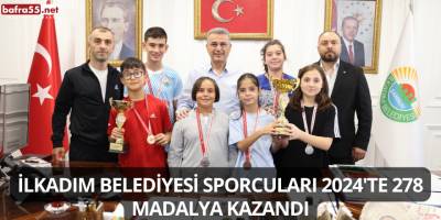 İlkadım Belediyesi Sporcuları 2024'te 278 Madalya Kazandı