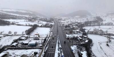 Samsun'da Kar Yağışı Yüksek Kesimlerde Etkili Oldu