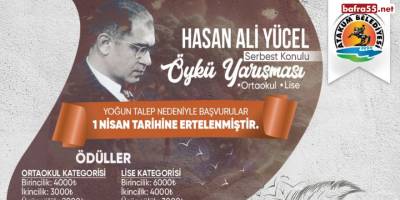Hasan Ali Yücel Öykü Yarışması Başvuru Süresi Uzatıldı