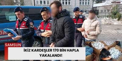 İkiz Kardeşler 170 Bin Hapla Yakalandı!