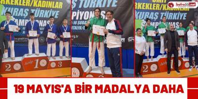 19 MAYIS'A BİR MADALYA DAHA
