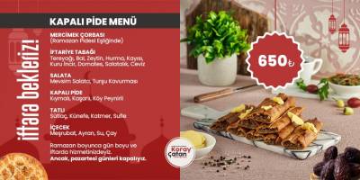 Koray Çatan Restoran’dan Ramazan’a Özel İftar Menüleri