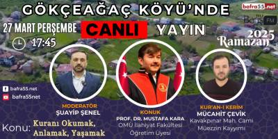 27 Mart 2025 Ramazan Programı Konumuz "Kuranı Okumak, Anlamak, Yaşamak"