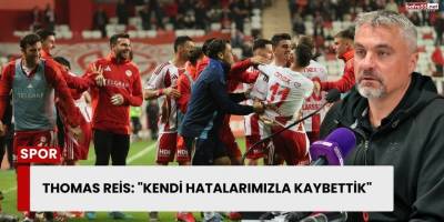 Thomas Reis: "Kendi hatalarımızla kaybettik"
