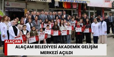 Alaçam Belediyesi Akademik Gelişim Merkezi Açıldı