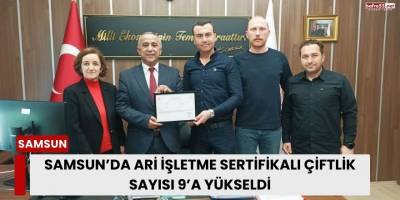Samsun’da Ari İşletme Sertifikalı Çiftlik Sayısı 9’a Yükseldi