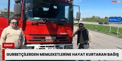 Gurbetçilerden Memleketlerine Hayat Kurtaran Bağış