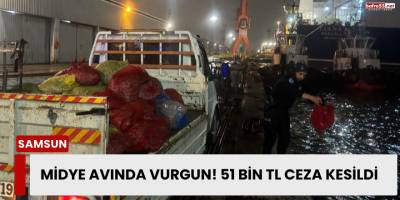 Midye Avında Vurgun! 51 Bin TL Ceza Kesildi