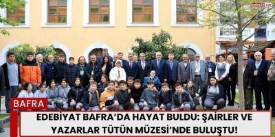 Edebiyat Bafra’da Hayat Buldu: Şairler ve Yazarlar Tütün Müzesi’nde Buluştu!