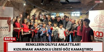 Renklerin Diliyle Anlattılar! Kızılırmak Anadolu Lisesi Göz Kamaştırdı