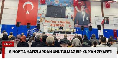 Sinop'ta Hafızlardan Unutulmaz Bir Kur'an Ziyafeti