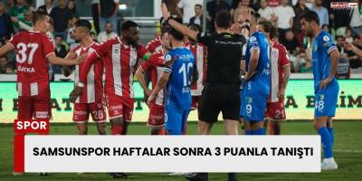 Samsunspor Haftalar Sonra 3 Puanla Tanıştı