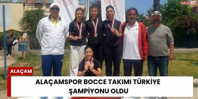 Alaçamspor Bocce Takımı Türkiye Şampiyonu Oldu