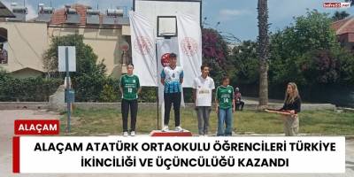 Alaçam Atatürk Ortaokulu’ndan Türkiye Dereceleri