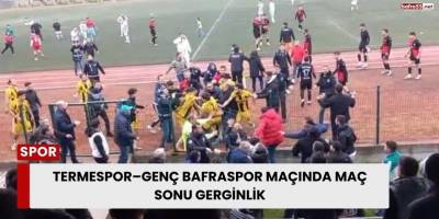 Termespor–Genç Bafraspor Maçında Maç Sonu Gerginlik